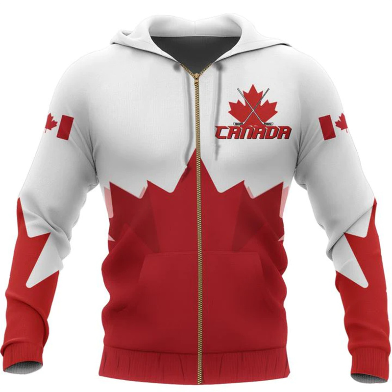 Street Fashion Canada - Canada Moose Hoodie Canada Zit In