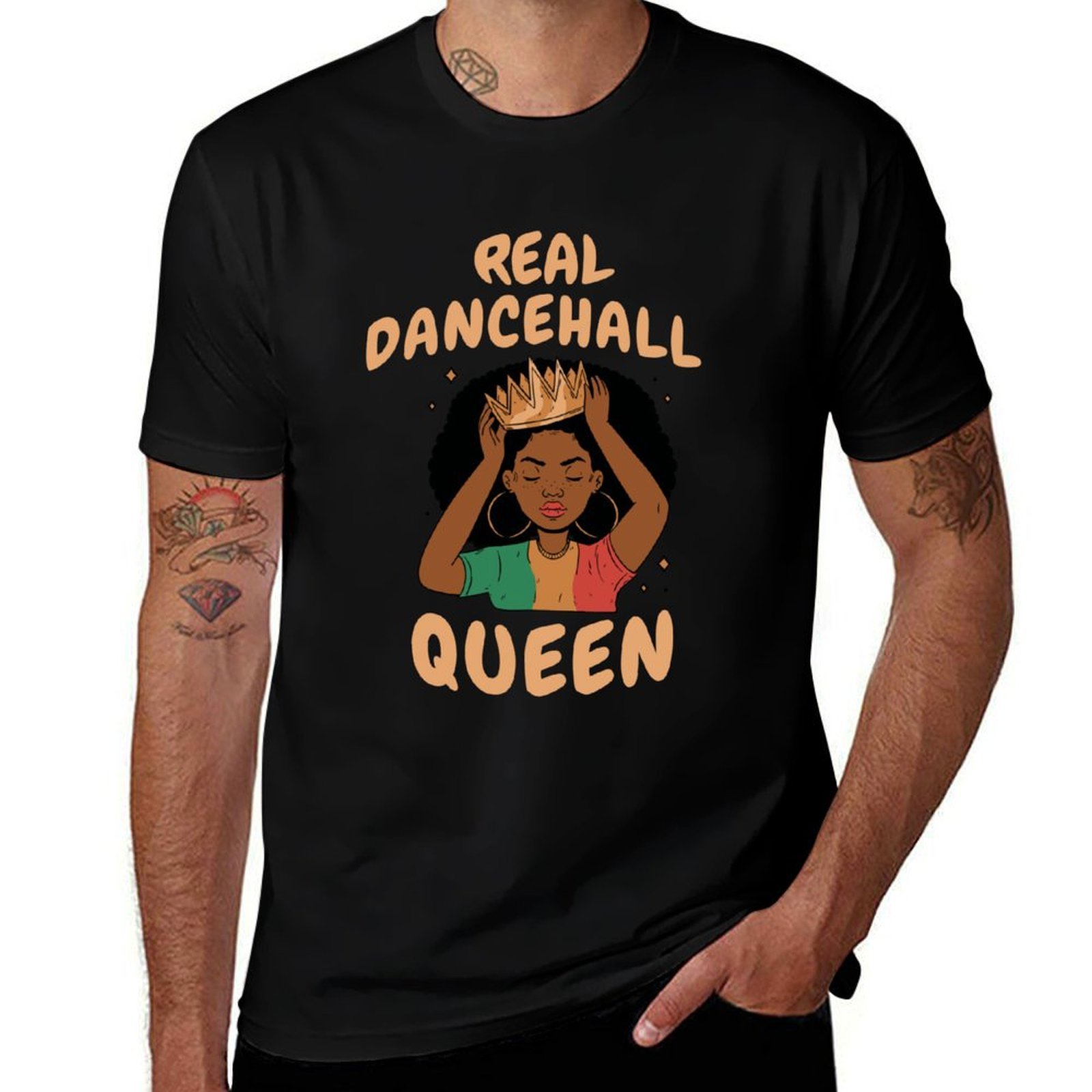 Queen Street Fashion - Echte Dancehall Queen T-Shirt Street Fashion