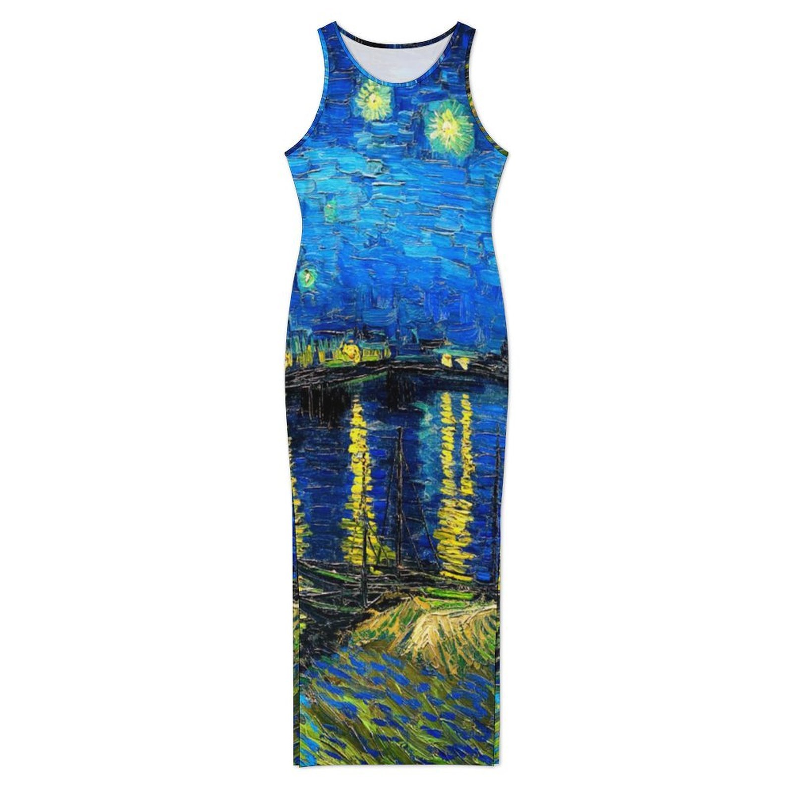 Van Gogh Bodycon Jurk Vakantie - Fashion Street Night recensie en prijs