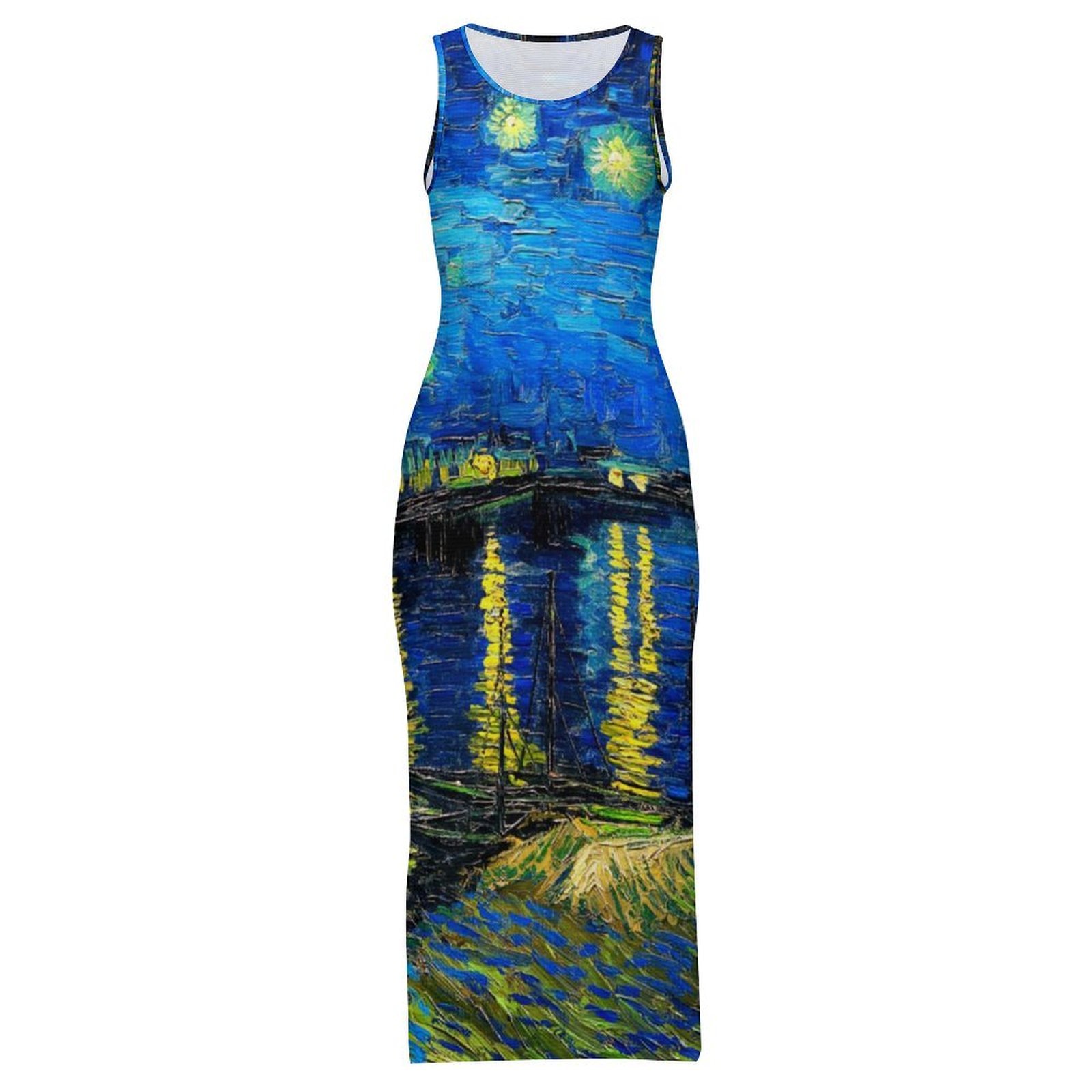 Van Gogh Bodycon Jurk Vakantie - Fashion Street Night recensie en prijs