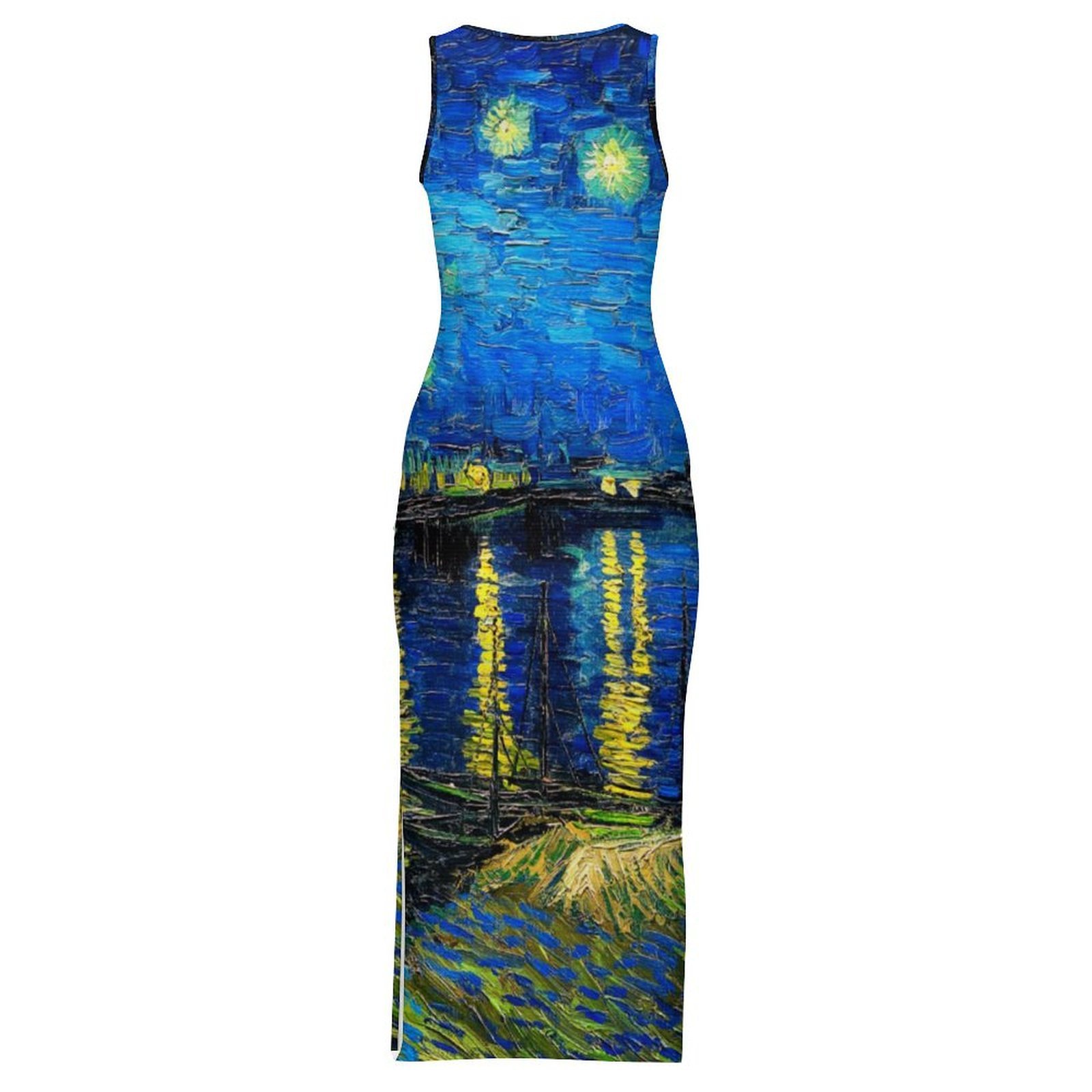 Van Gogh Bodycon Jurk Vakantie - Fashion Street Night recensie en prijs