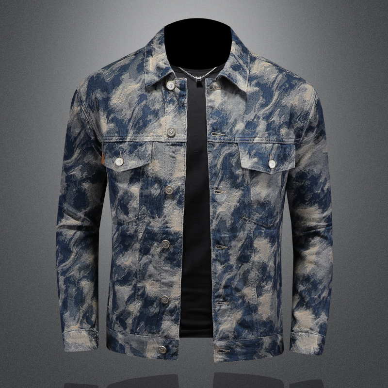 2023 Lente Vintage Denim Jas v - Street Fashion Men 2025 recensie en prijs
